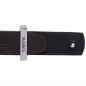 Preview: Reversible belt made of calfskin in dark brown and black
